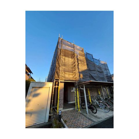 アパート足場組み立て工事