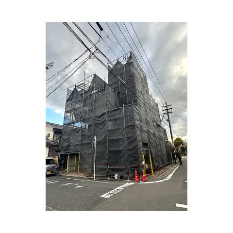 商業施設足場組み立て工事