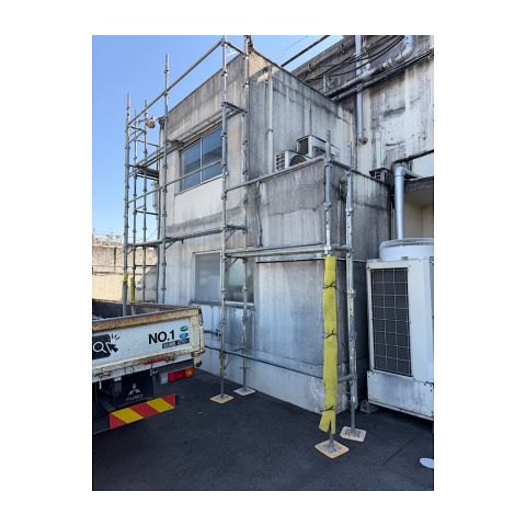 大型工場足場組み立て工事