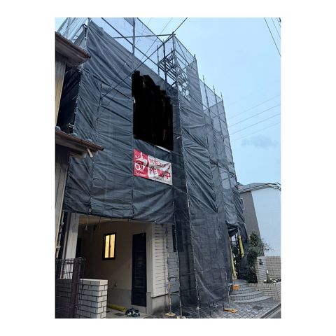 戸建て足場組み立て工事