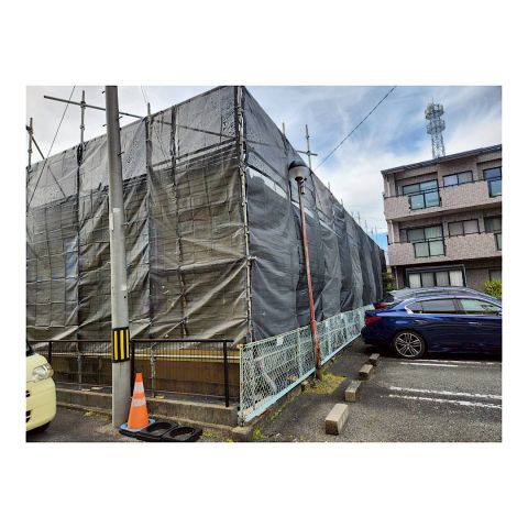 商業施設足場組み立て工事