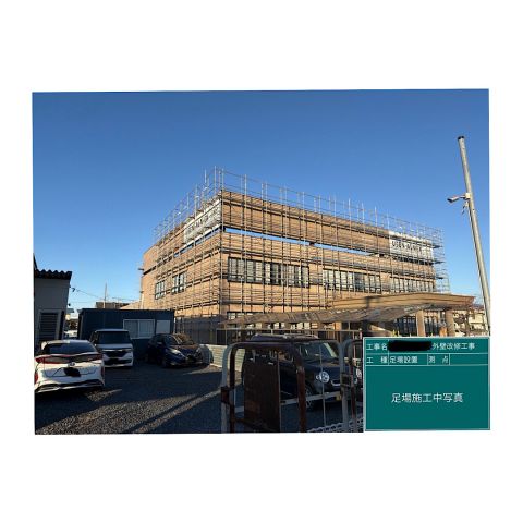 商業施設足場組み立て工事