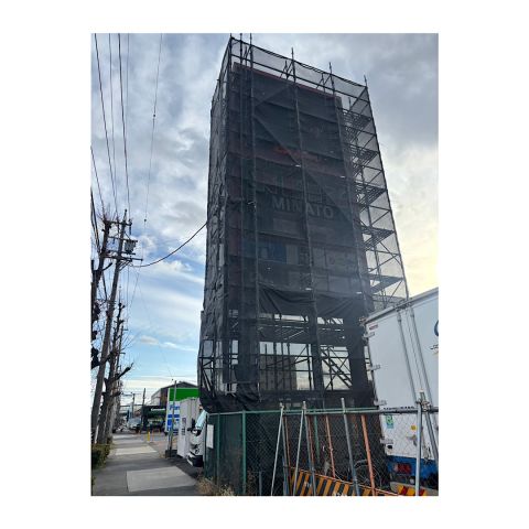 独立看板足場組み立て工事