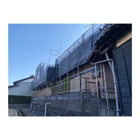 民家足場組み立て工事