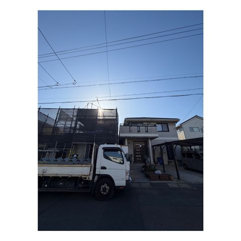 戸建て足場組み立て工事