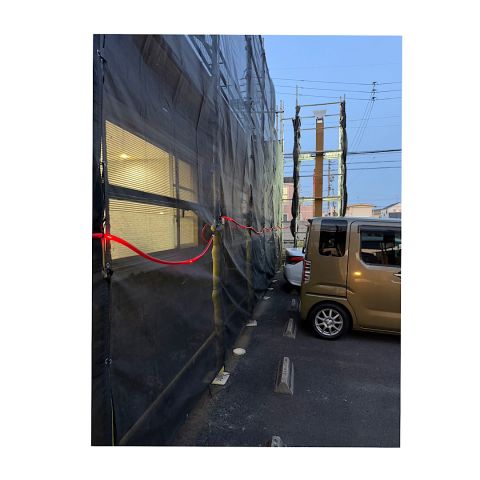 商業施設足場組み立て工事