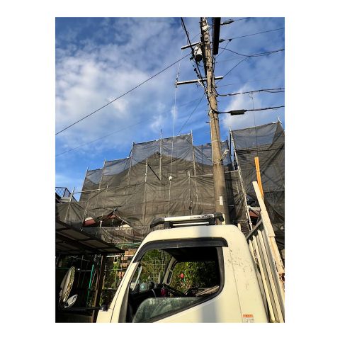 住宅足場組み立て工事