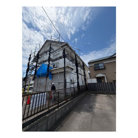 アパート足場組み立て工事