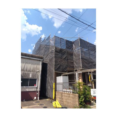 戸建て足場組み立て工事