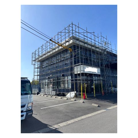 商業施設足場組み立て工事