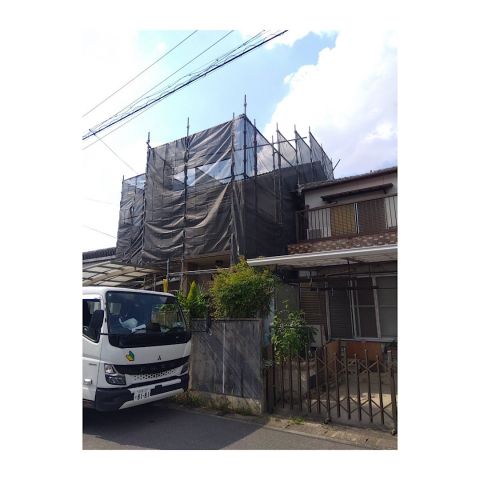 戸建て足場組み立て工事