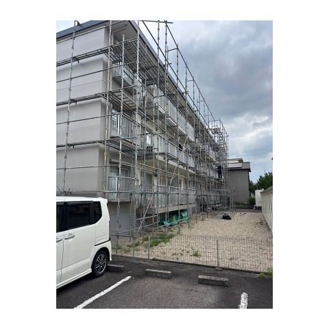 マンション足場工事