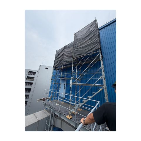 商業施設足場組み立て工事