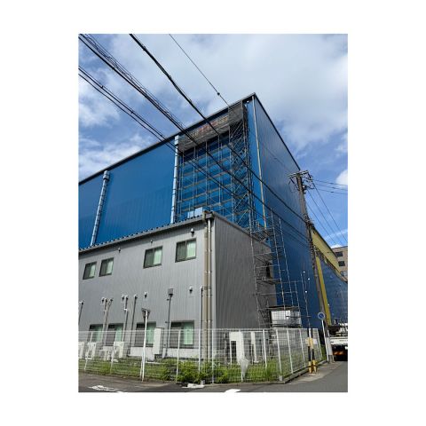 壁面看板足場組み立て工事