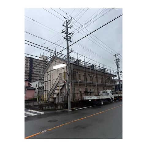 アパート足場組み立て工事
