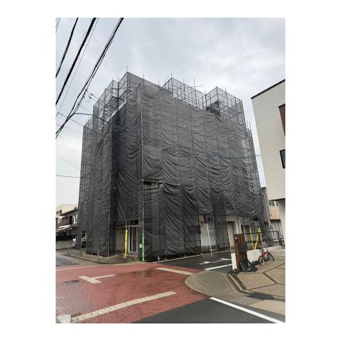 商業施設足場組み立て工事