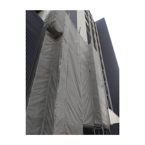 マンション足場組み立て工事