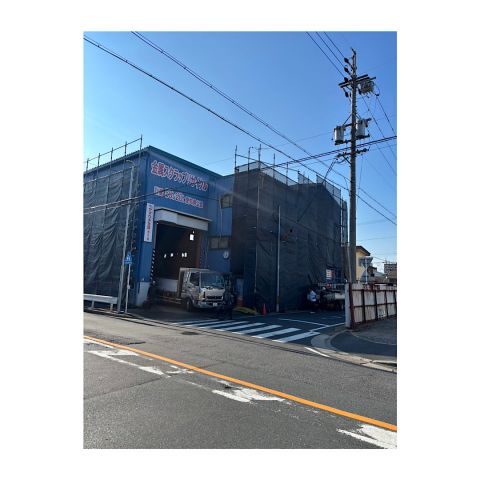 商業施設足場組み立て工事