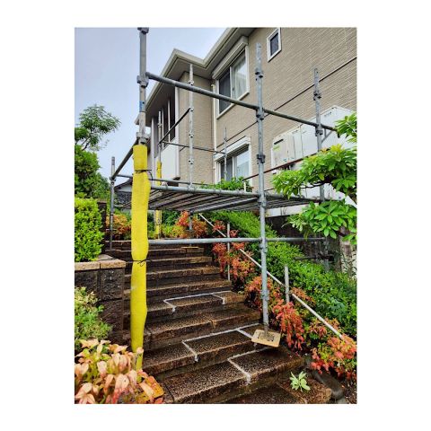 ステージ足場組み立て工事