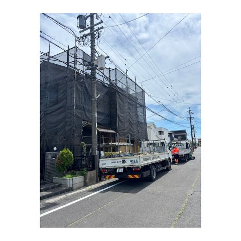 住宅足場組み立て工事