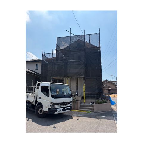 戸建て足場組み立て工事