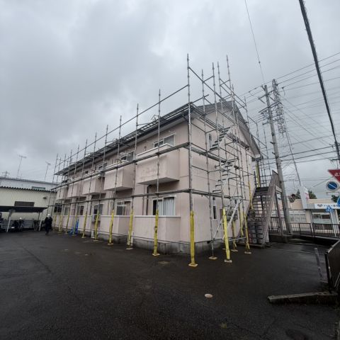 アパート足場組み立て工事