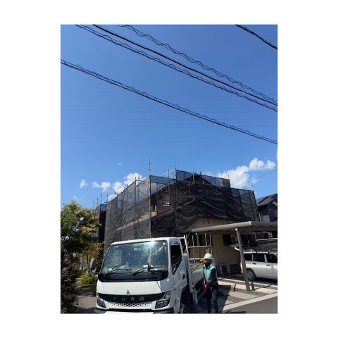 民家足場組み立て工事