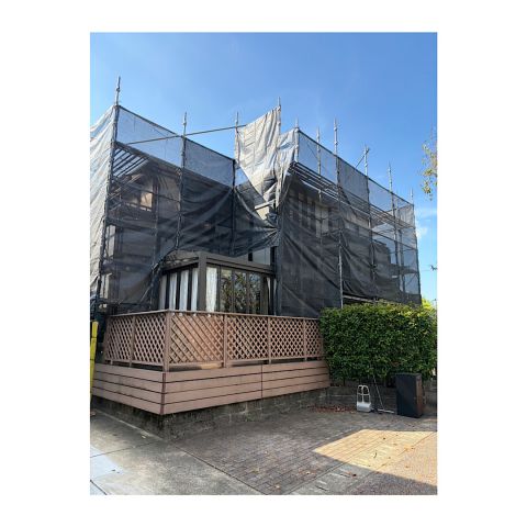 戸建て足場組み立て工事