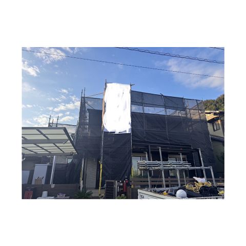 戸建て足場組み立て工事